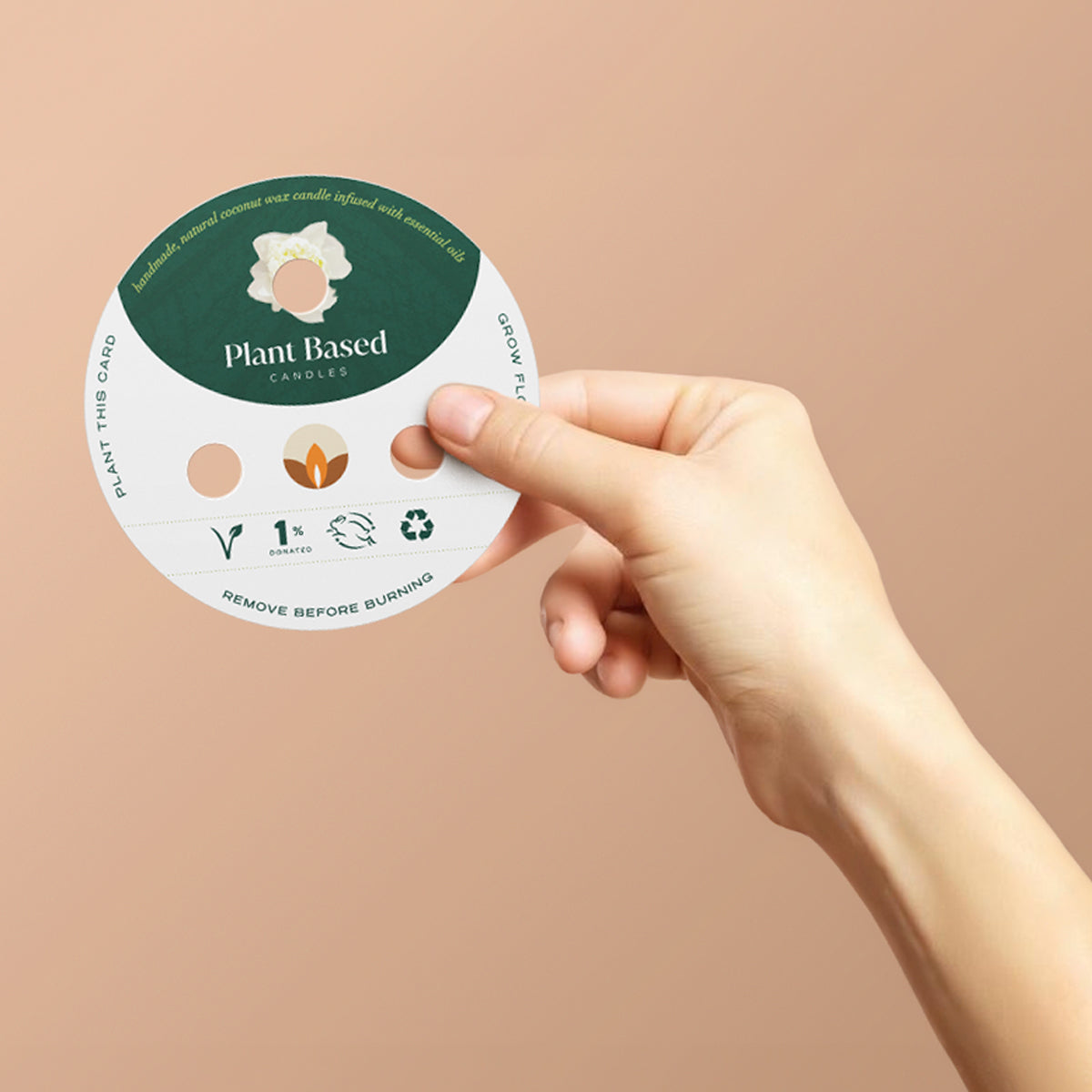 Ripe Juniper Stone Face Candle 27oz - Facette Gallery