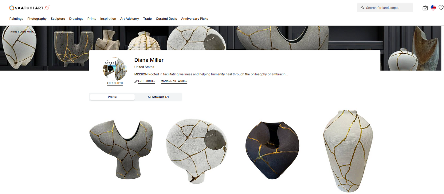 Diana Miller of Facette Gallery is on Saatchi Art!